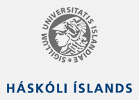 Het logo van de Háskóli Íslands